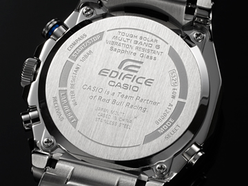 EDIFICE brand logo engraved on the back