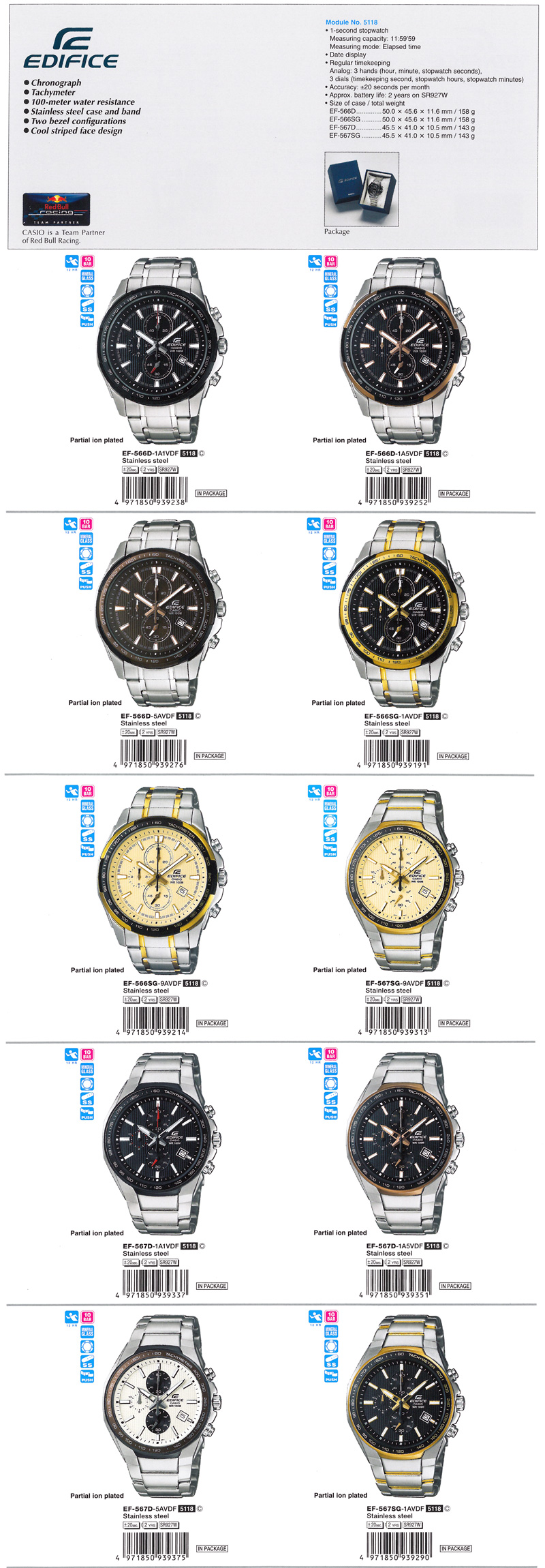 casio 5118 edifice