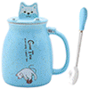 3D Cute Cat Ceramic Coffee Mugs