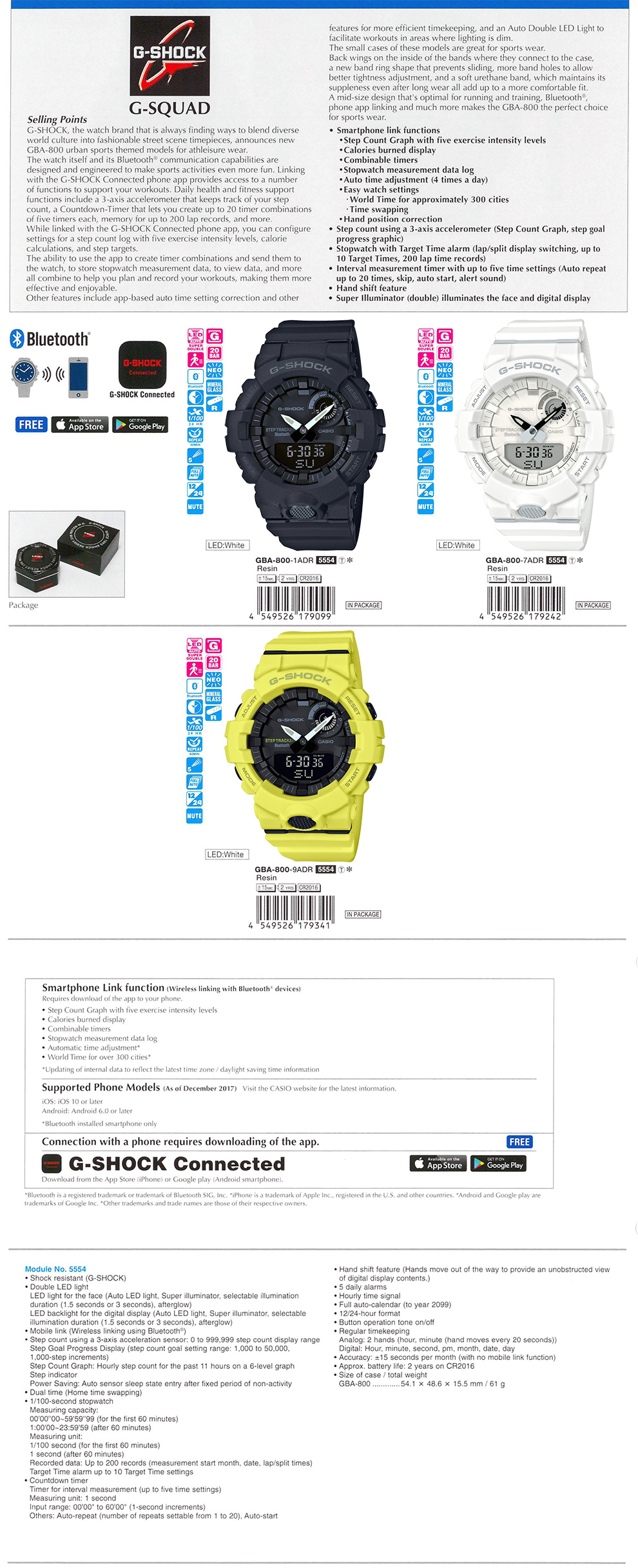 G Shock Gba 800